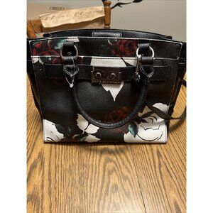 Dana  Buchman Floral Purse Hand Straps And Detachable Shoulder Strap GR56